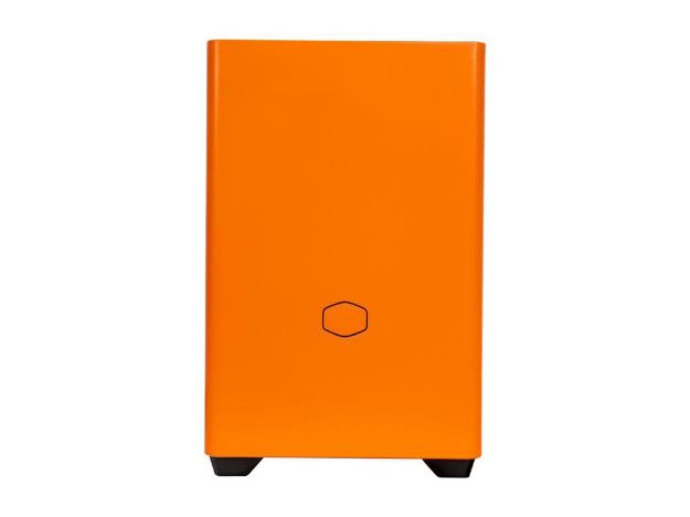 imagem de Gabinete Cooler Master Masterbox Nr200p Laranja Atx, Lateral em Vidro Temperado - Mcb-Nr200p-Ocnn-S00