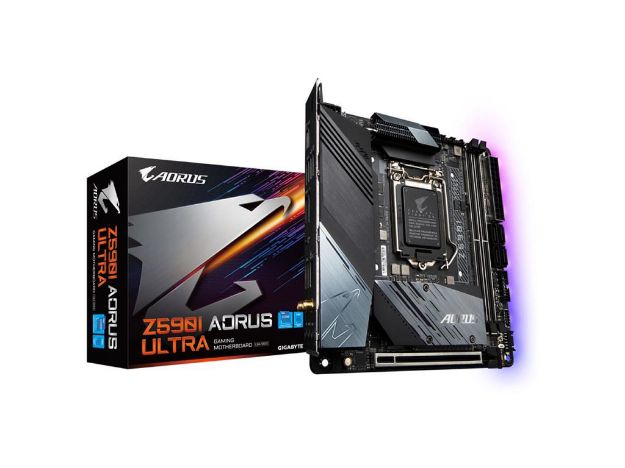 imagem de Placa Mae Gigabyte Intel Lga (1200) Ddr4 Mini-Itx - Z590i Aorus Ultra 1.0