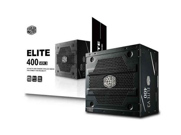 imagem de Fonte Cooler Master Elite V3 Full Range 400w (Sem Cabo de Forca) Pfc Ativo - Mpw-4001-Acaan1-Wo