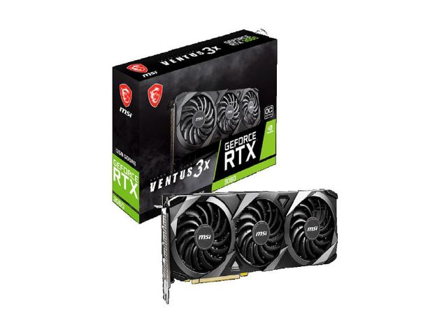 imagem de Placa de Video Msi Geforce Rtx 3060 Ventus 3x 12gb Oc Ddr6 - 912-V397-051