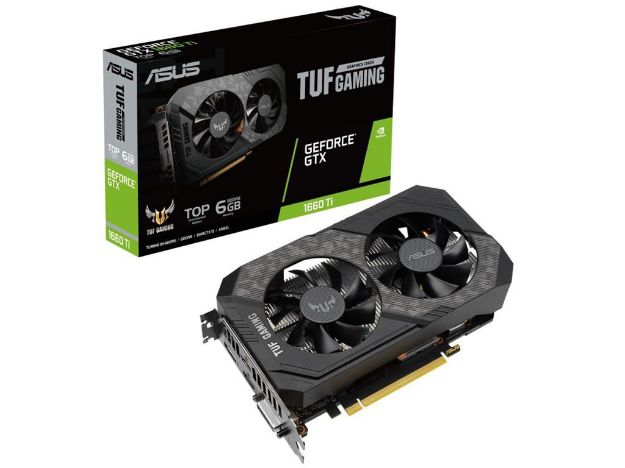 imagem de Placa de Video Asus Geforce Gtx 1660 Ti Evo 6gb Gddr6 192 Bits * - Tuf-Gtx1660ti-T6g-Evo-Gaming