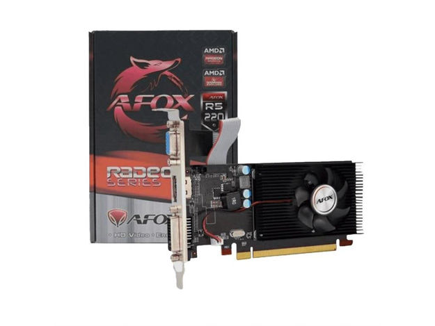 imagem de Placa de Video Afox Radeon R5 220 2gb ddr3 64 Bits - Afr5220-2048d3l4