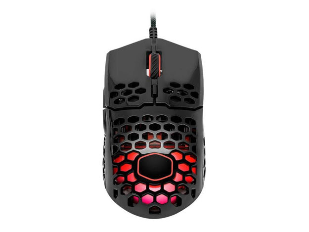 imagem de Mouse Gamer Cooler Master Mm711 Black Glossy Rgb Ultraleve Sensor Pixart Pmw3389 - Mm-711-Kkol2