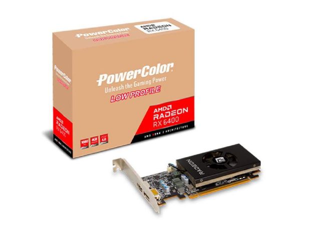 imagem de Placa de Video Power Color Axrx 6400 4gb Gddr6 - Axrx 6400 Lp 4gbd6-Dh