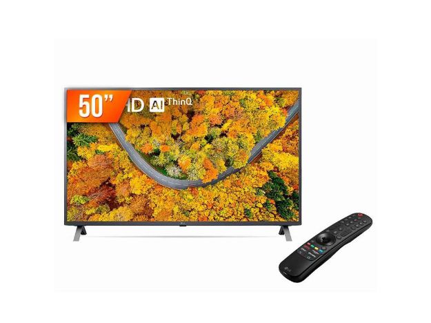 imagem de Tv Lg 50" Led Smart Ultra Hd 4k Thinq Ai 2hdmi Usb Bluetooth Controle Smart - 50up751c0sf.Bwz