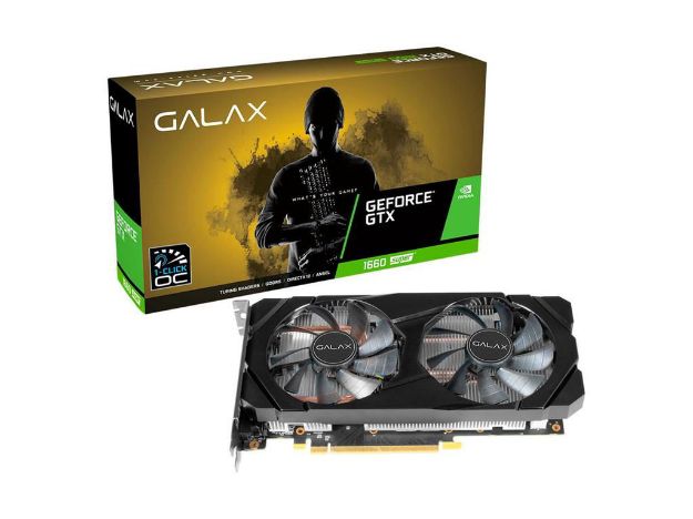 imagem de Placa de Video Galax Geforce Gtx 1660 Super 1-Click Oc 6gb Gddr6 192bits - 60srl7dsy91s