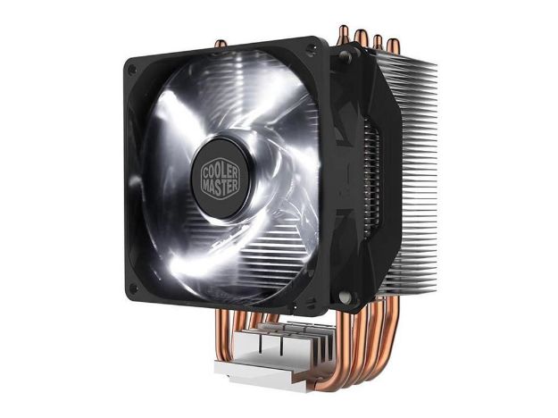 imagem de Air Cooler P/ Processador Cooler Master Hyper H411r (Led Branco) com 4 Heatpipes e Ventoinha 92mm - Rr-H411-20pw-R1