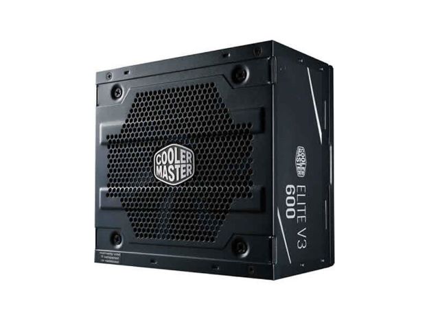 imagem de Fonte Cooler Master Elite V3 Full Range 600w (Sem Cabo de Forca), Pfc Ativo - Mpw-6001-Acaan1-Wo