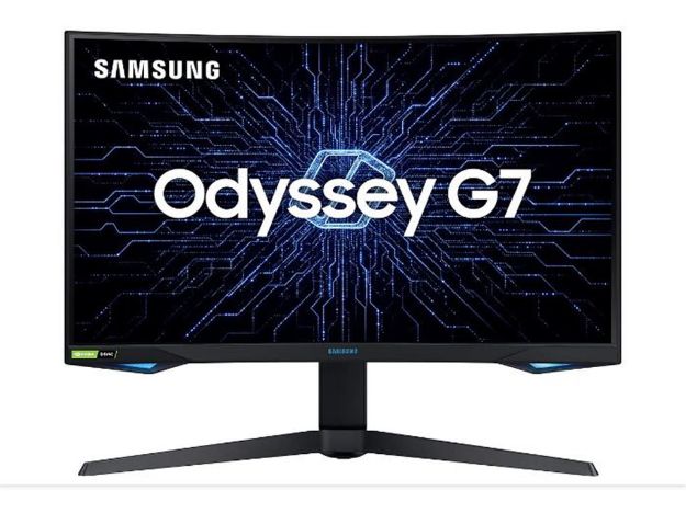 imagem de Monitor Samsung 27" Led/Va Curvo Gamer Odyssey G7 Qhd 240hz 1ms Hdmi G-Sync Altura e Rotacao - Lc27g75tqslxzd
