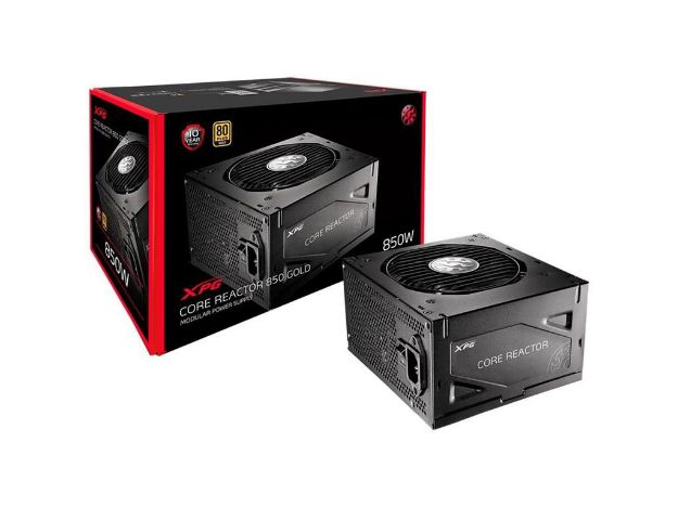 imagem de Fonte Adata Xpg Core Reactor 850w 80 Plus Gold - Corereactor850g-Bkcbr