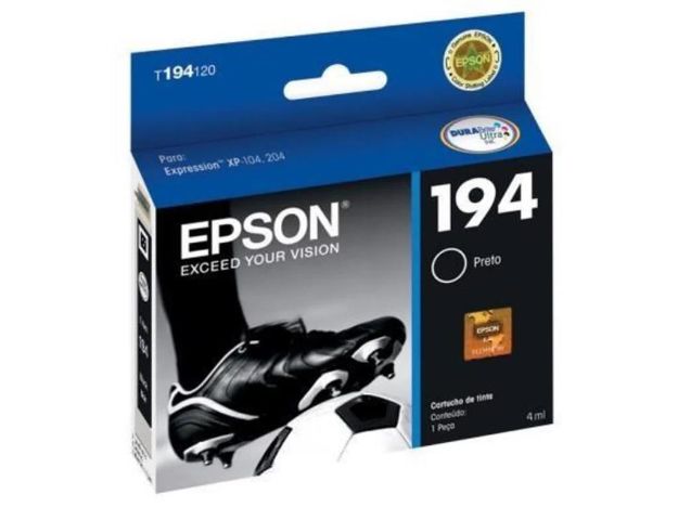 imagem de Cartucho Epson Preto 4ml - T194120-Br