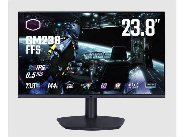 imagem de Monitor Gamer Cooler Master 23,8" Led Full Hd 144hz 0.5ms Hdmi Displayport Vesa Freesync Ips - Cmi-Gm238-Ffs-Br