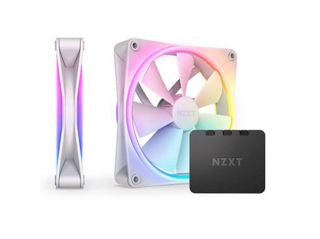 imagem de Kit Cooler P/ Gabinete Nzxt F140 Rgb Duo 2x 140mm Branco - Rf-D14df-W1