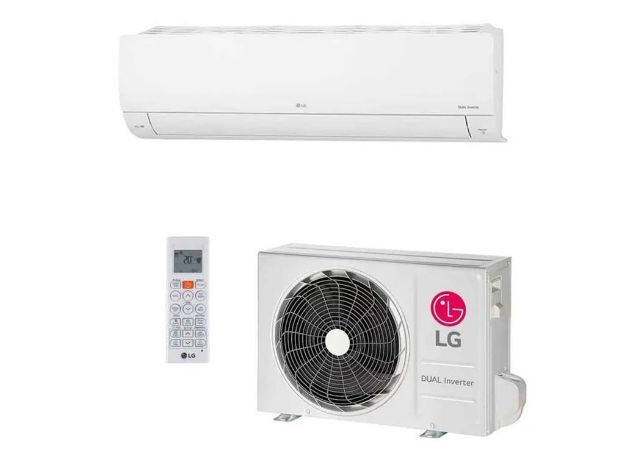 imagem de Ar Condicionado Split Lg Dual Inverter Compact + Inteligencia Artificial R32 12.000 Btus Frio 220v - S3-Q12jaqal