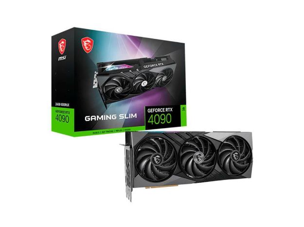 imagem de Placa de Video Msi Geforce Rtx 4090 Gaming Slim 24gb Gddr6x 384 Bits - 912-V510-400