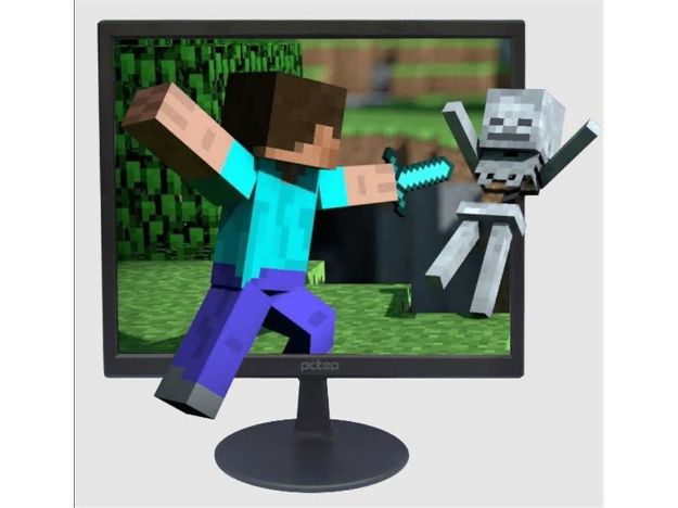 imagem de Monitor Pctop 19,5" Led Slim Vga c/ Cabo Hdmi Vesa Preto - Mlp195hdmi