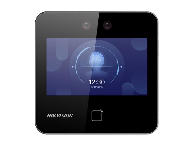 imagem de Controle de Acesso Facial c/ Video Porteiro Hikvision Ds-K1t343ewx 1.500 Faces Wifi em 125khz