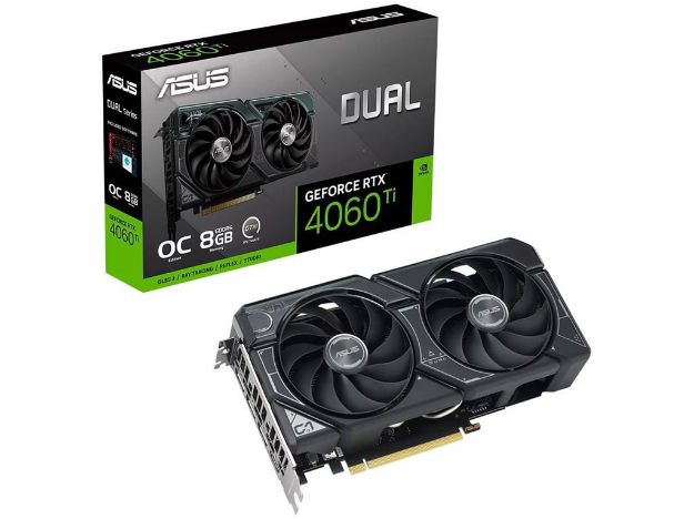 imagem de Placa de Video Asus Geforce Rtx 4060 Ti Dual Oc Edition 8gb Gddr6 128 Bits - Dual-Rtx4060ti-O8g