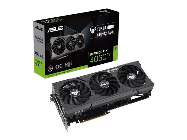imagem de Placa de Video Asus Geforce Rtx 4060 Ti Tuf Gaming Oc 8gb Gddr6 128 Bits - Tuf-Rtx4060ti-O8g-Gaming