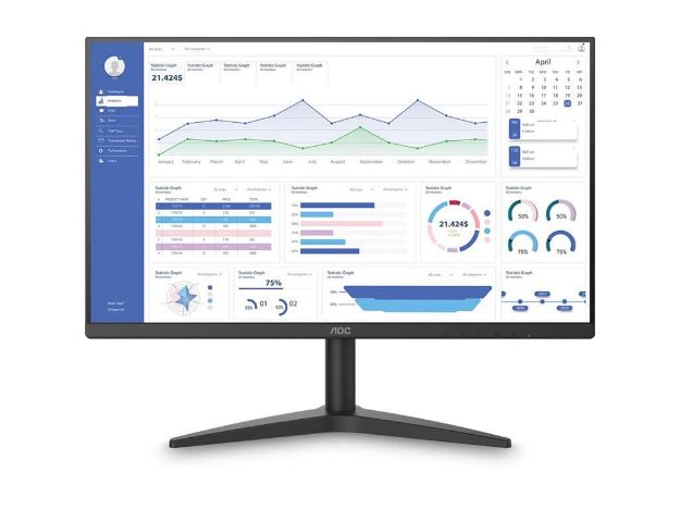 imagem de Monitor Aoc 27"led/Va Fhd 75hz 8ms Hdmi Vga Adaptive-Sync Vesa- 27b1hm