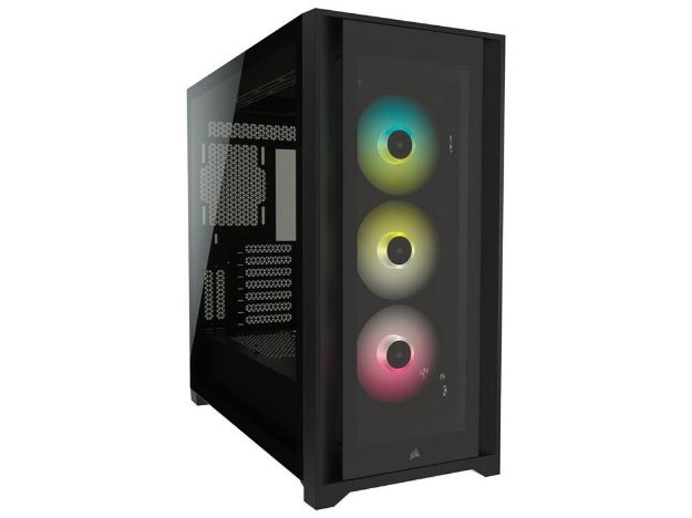 imagem de Gabinete Corsair Icue 5000x Lateral de Vidro Temperado Atx Preto - Cc-9011212-Ww