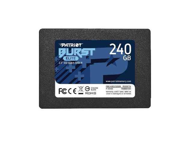 imagem de Ssd Patriot Burst Elite Sata 240gb - Pbe240gs25ssdr