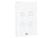 imagem de Interruptor Touch Inteligente 4 Botoes Wi-Fi 10a + Rf com Placa 4x2 Weg Home Branco