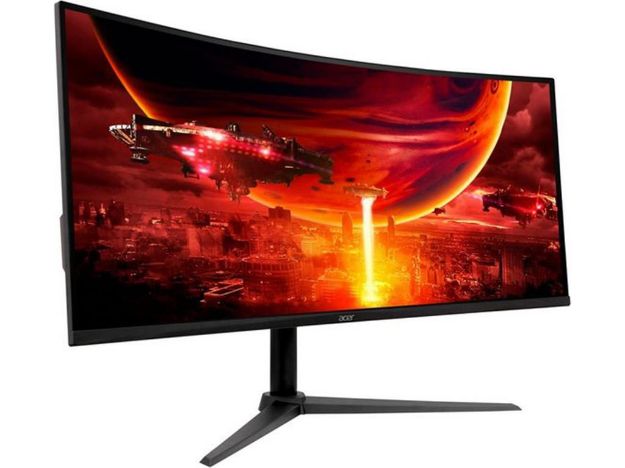 imagem de Monitor Acer 34" Gamer Nitro Ed340cu Hbiipx Led/Va Quad Hd 100hz 1ms Hdmi Displayport Vesa - Um.Ce0aa.H01