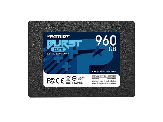 imagem de Ssd Patriot Buster Elite Sata 960gb Pbe960gs25ssdr