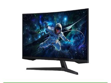 Imagem de Monitor Samsung 27" Gamer Odyssey G5 Led/Va Qhd 165hz 1ms Hdmi Displayport Usb-C Vesa - Ls27cg552elmzd