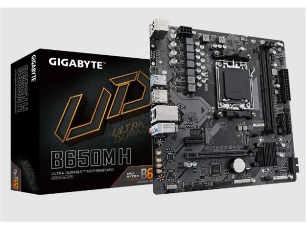 imagem de Placa Mae Gigabyte Amd (Am5) Ddr5 Micro Atx - B650m H 1.0