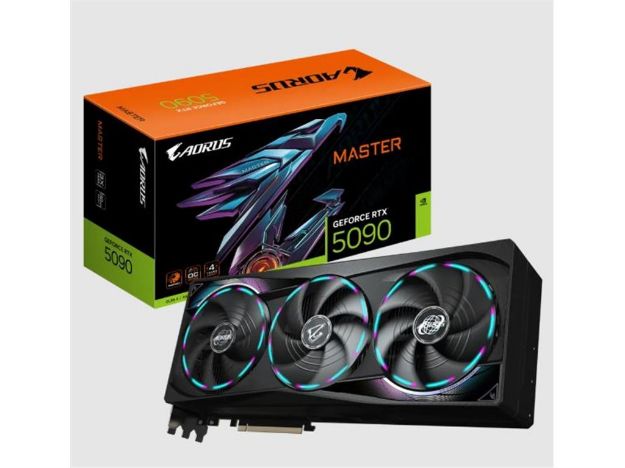 imagem de Placa de Video Gigabyte Geforce Rtx 5090 Aorus Master 32gb Gddr7 512 Bits- Gv-N5090aorus M-32gd G10