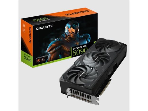imagem de Placa de Video Gigabyte Geforce Rtx 5090 Windforce Oc 32gb Gddr7 512 Bits - Gv-N5090wf3oc-32gd G10