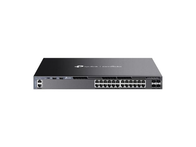 imagem de Switch Tp-Link Gerenciavel Sg6428x L3 28 Portas com 24 Portas Gigabit 4 Slots Sfp+ 10gbps - Tpn0443