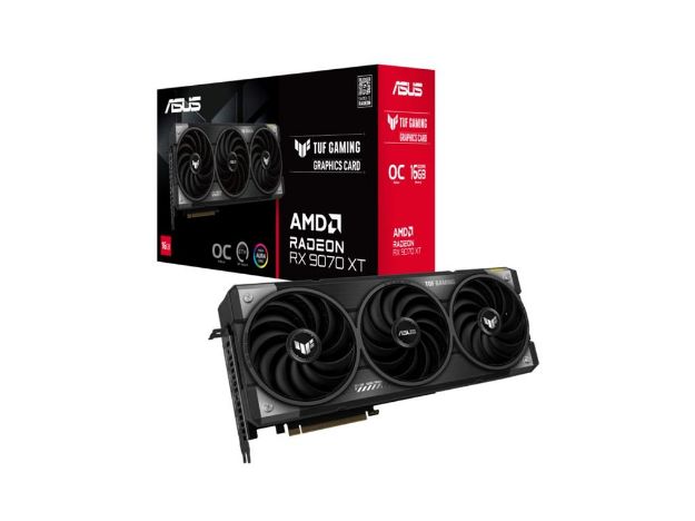 imagem de Placa de Video Asus Tuf Gaming Radeon Rx 9070 Xt Gaming Oc 16gb Gddr6 256 Bits - Tuf-Rx9070xt-O16g-Gaming