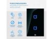 imagem de Interruptor Touch Inteligente 2 Botoes Wi-Fi 10a + Rf com Placa 4x2 Weg Home Pret.