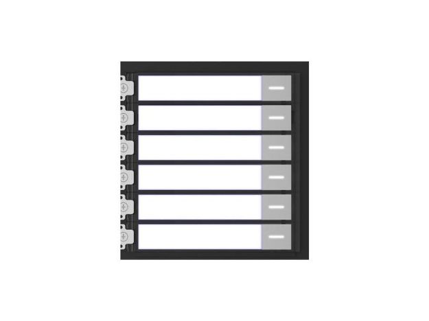 imagem de Modulo de 6 Teclas/Botoes Hikvision Ds-Kd-Kk P/ Ds-Kd8003-Ime1