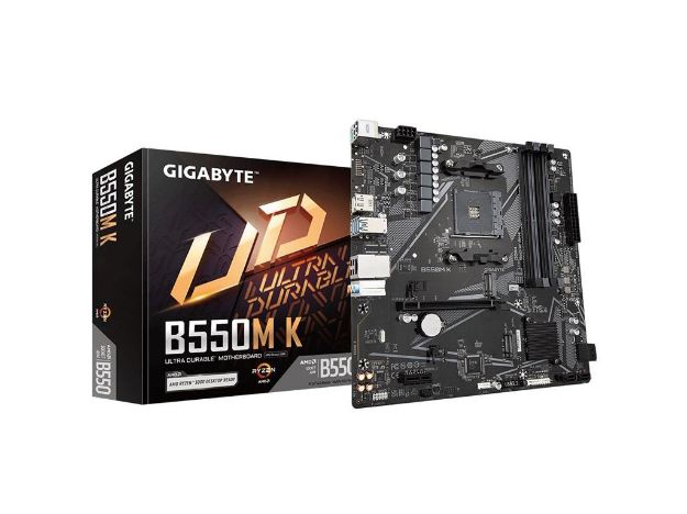 imagem de Placa Mae Gigabyte Amd (Am4) Ddr4 Micro Atx - B550m-K