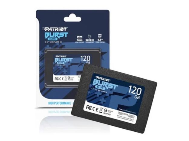 imagem de Ssd Patriot Burst Elite Sata 120gb - Pbe120gs25ssdr